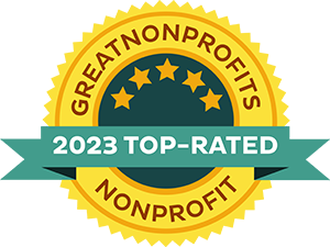 GreatNonprofits 2023 Top-Rated Nonprofit seal