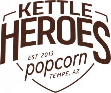 Kettle Heroes Popcorn established 2013 in Tempe Arizona